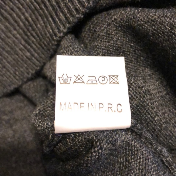 Emporio Sartoriale gray Capri zip sweater XL NWT - Picture 13 of 13